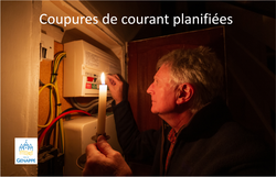 Coupures de courant planifiées