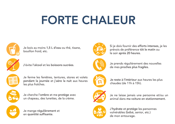 Forte chaleur et santé